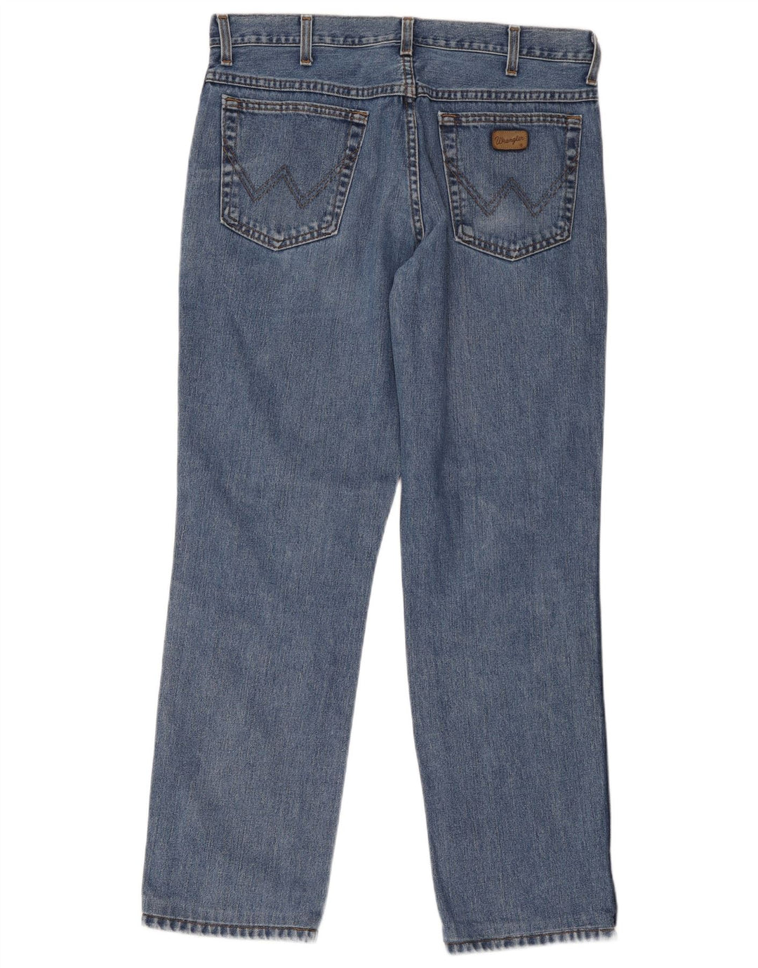 Wrangler Straight Jeans til mænd W36 L34 blå bomuld