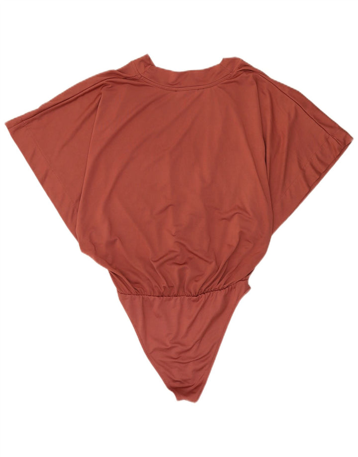 Zara Womens Bodysuit UK 10 Small Brown