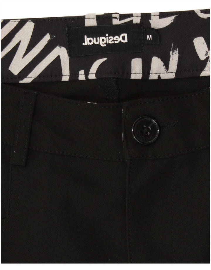 Desigual Dame Slim Casual Bukser Medium W28 L28 Sort