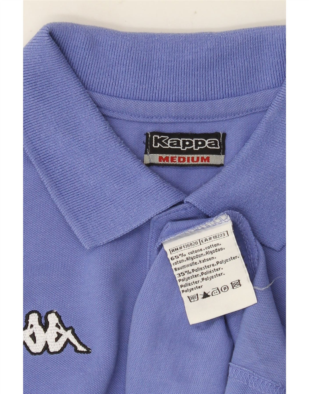 Kappa herre poloshirt Medium blå bomuld
