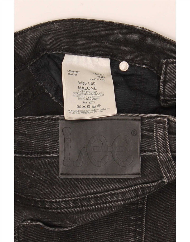 Lee Herre Malone Slim Jeans W30 L30 Sort Bomuld