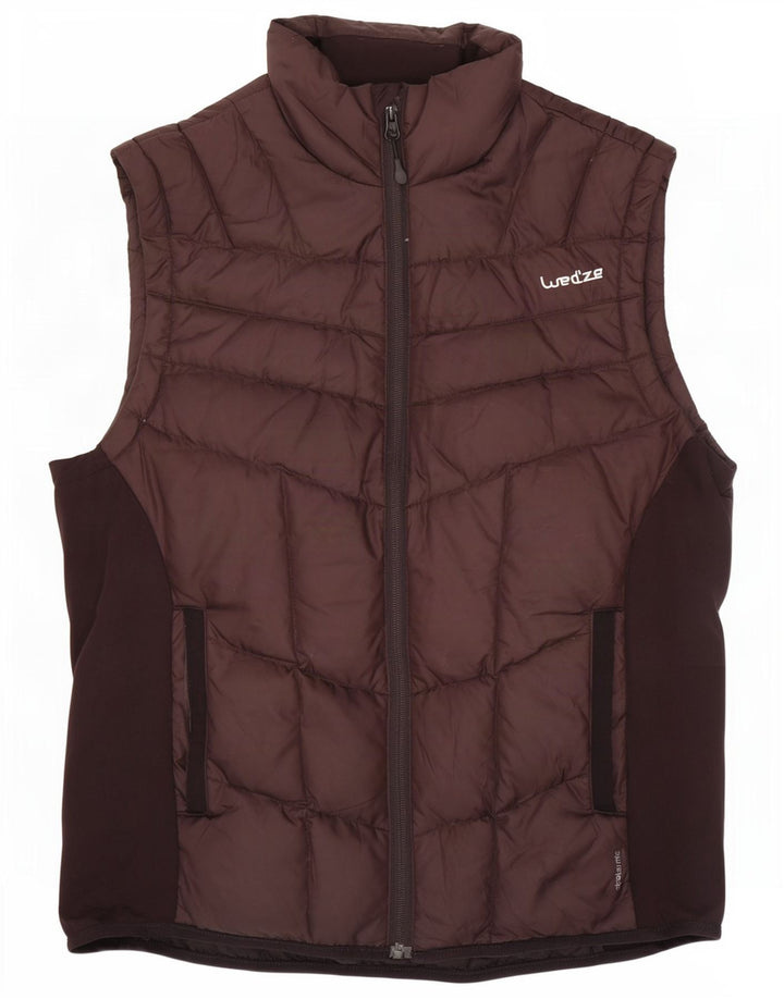 Wed Ze Mens Polstret Gilet UK 38 Medium Brown Colourblock Polyamid