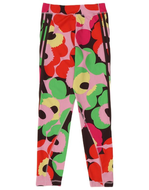 Adidas piger Marimekko grafiske leggings 13-14 år flerfarvet geometrisk