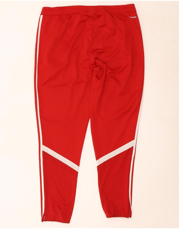 Adidas Herre Climacool Træningsdragt Bukser XL Rød Colourblock Polyester