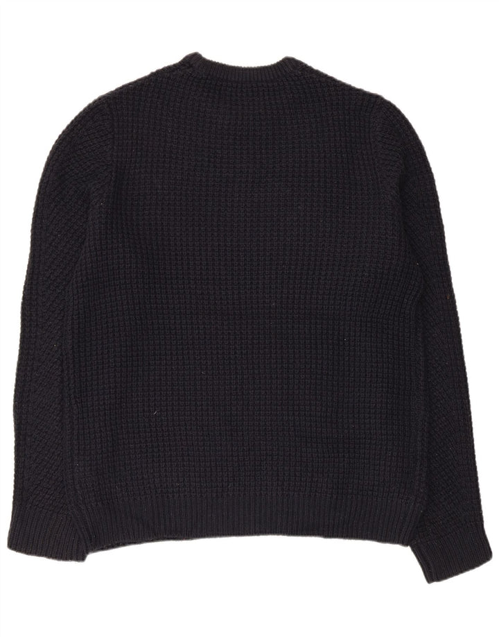 JACK & JONES Herre sweater med rund hals, stor marineblå bomuld