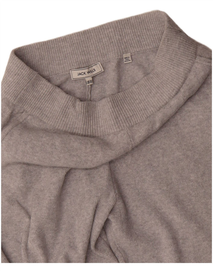 JACK WILLS Træningsdragt til kvinder Joggers UK 16 Large Grå Polyester