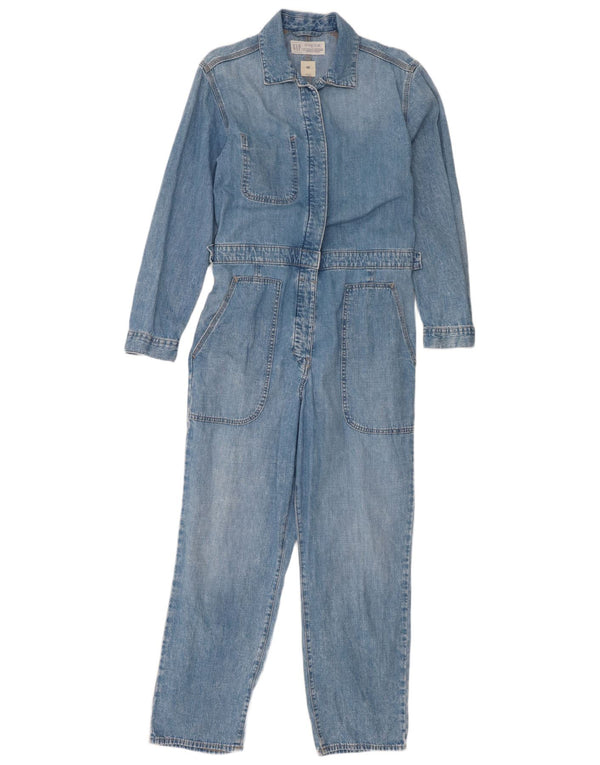 Gap Dame Denim Jumpsuit US 10 Large Blue Cotton