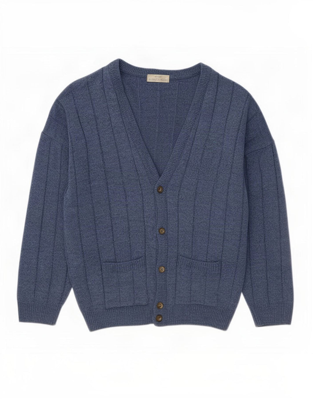 Marks & Spencer Herre St. Michael Cardigan Sweater XL Marineblå Akryl