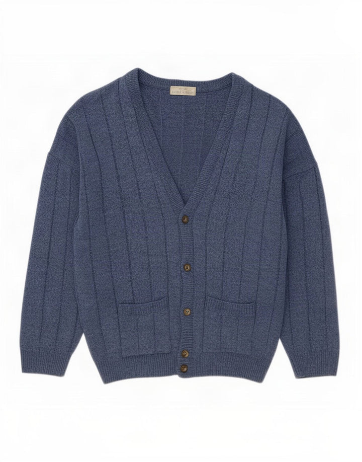 Marks & Spencer Herre St. Michael Cardigan Sweater XL Marineblå Akryl