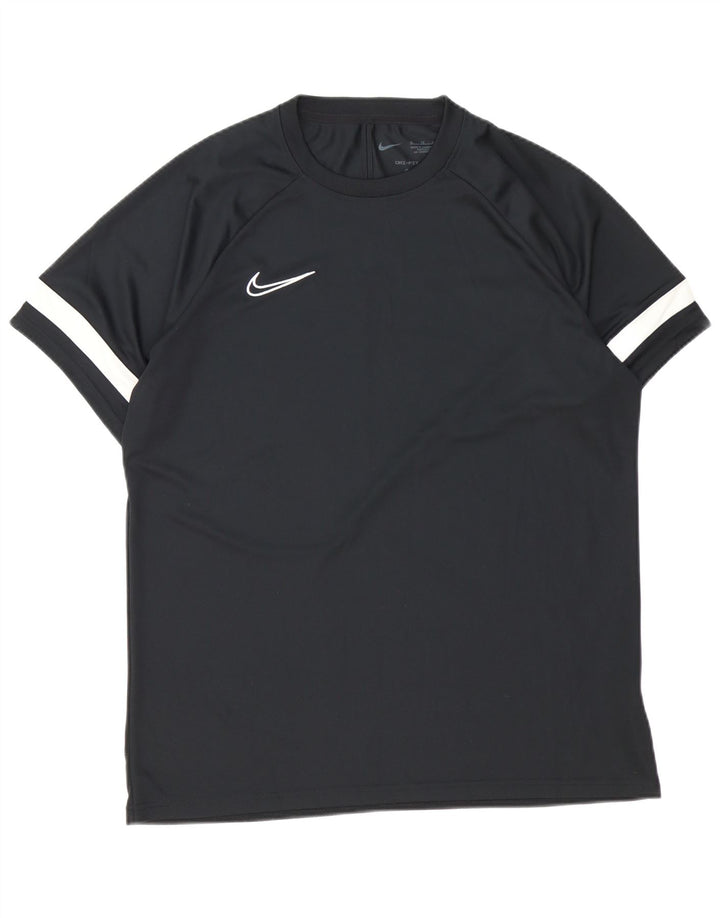 Nike Herre Dri Fit T-Shirt Top XL Sort Colourblock Polyester