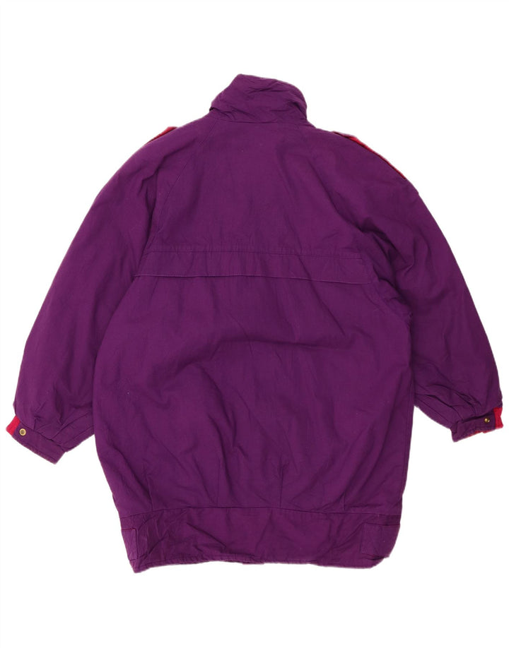 LONDON FOG Dame Military Windbreaker Jacket US 6 Medium Purple