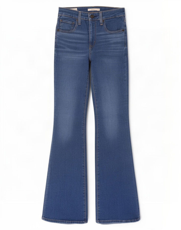 Levi's Dame 726 Flared Jeans W27 L32 Blå Bomuld