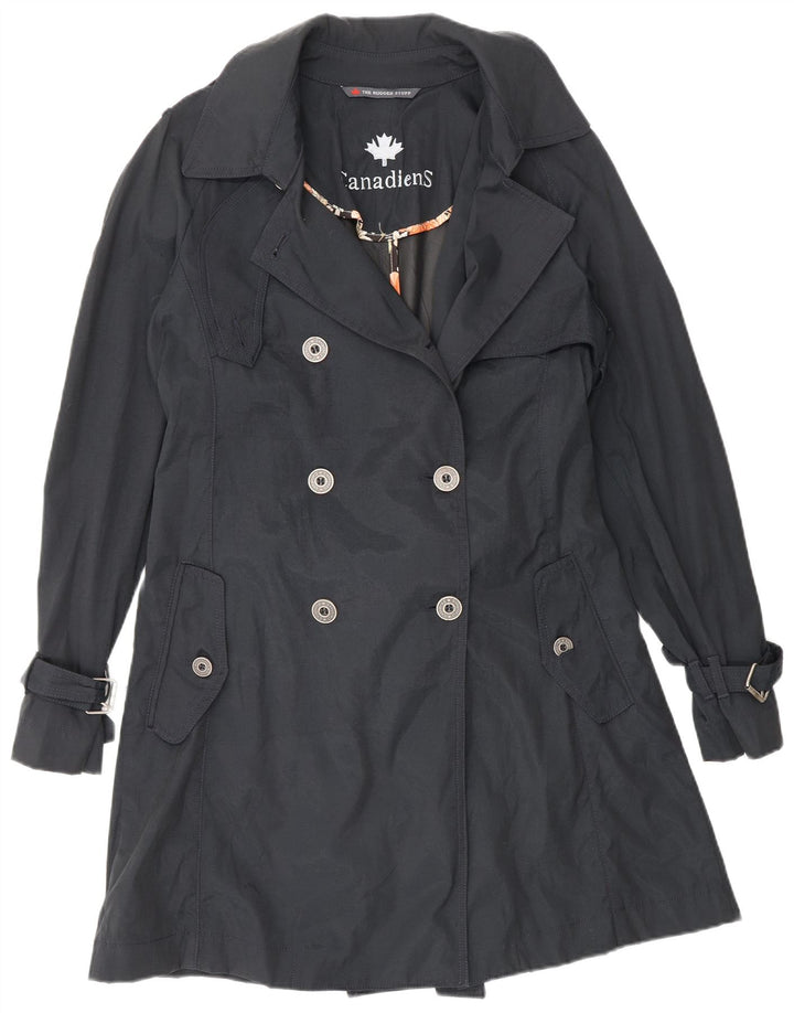 Canadiens Trench Coat til kvinder IT 44 Mellem marineblå nylon