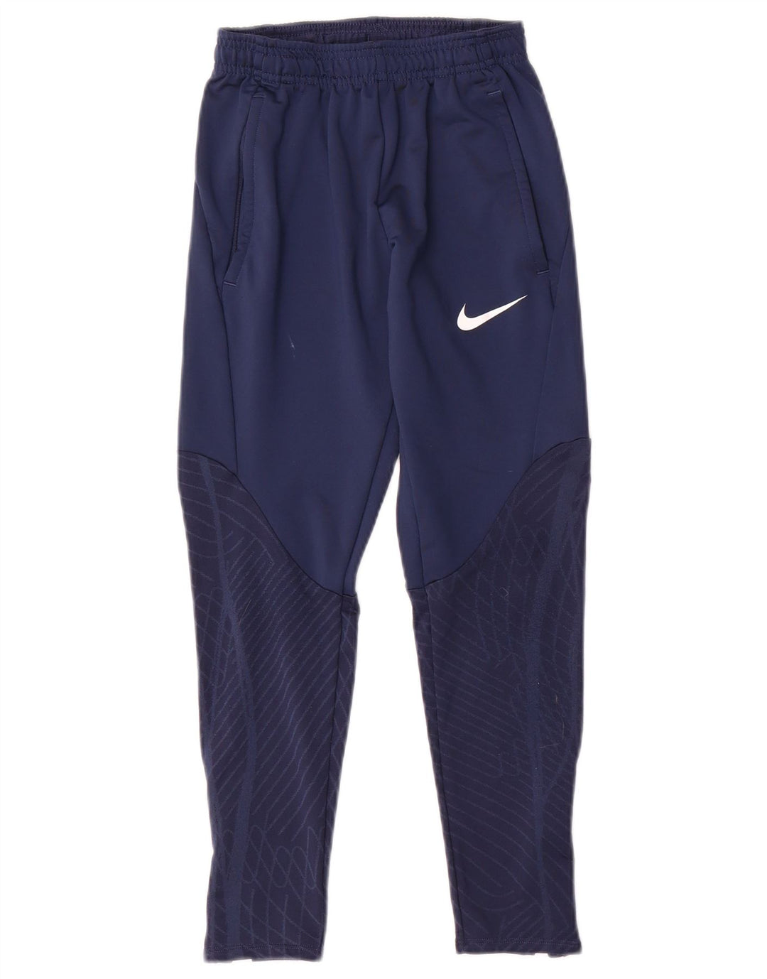 Nike Boys Dri Fit træningsdragt bukser 8-9 år Små marineblå geometriske