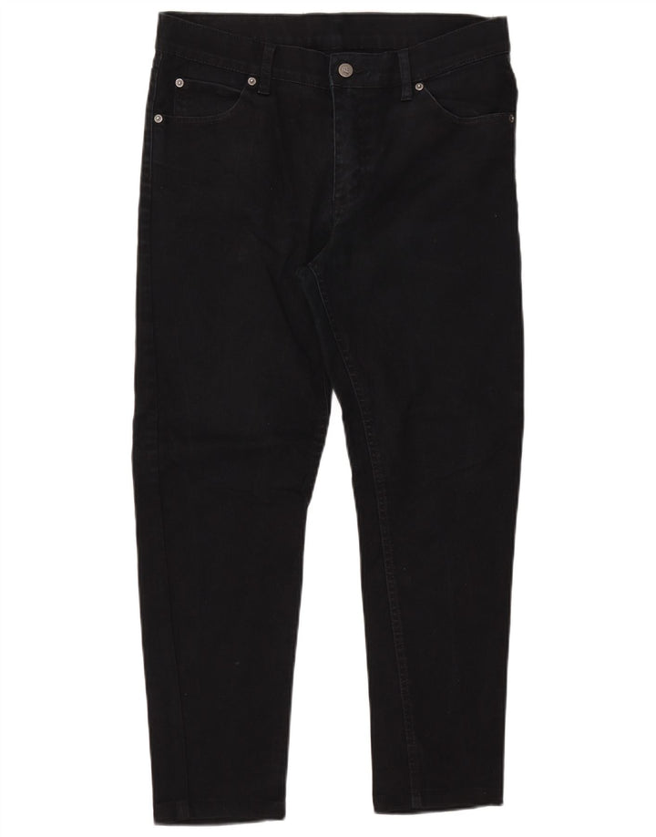 Billig mandag Dame Crop Slim Jeans W33 L25 Sort Bomuld