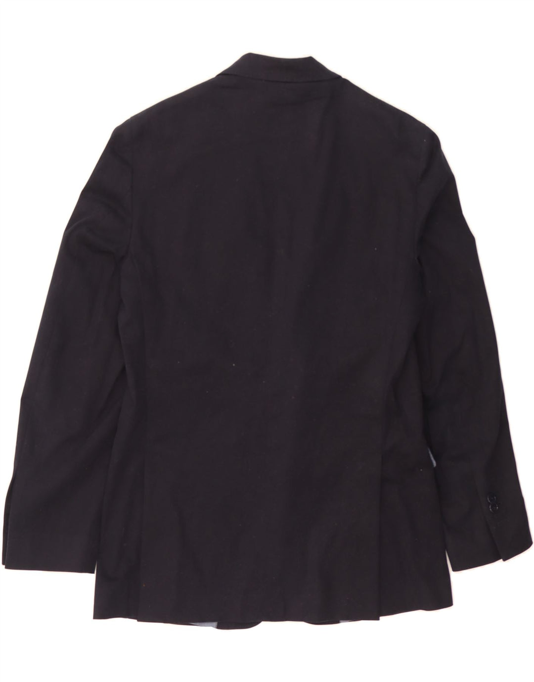MASSIMO DUTTI Mens 2 Button Blazer Jacket EU 50 Medium Navy Blue Cotton Vintage Massimo Dutti and Second-Hand Massimo Dutti from Messina Hembry 