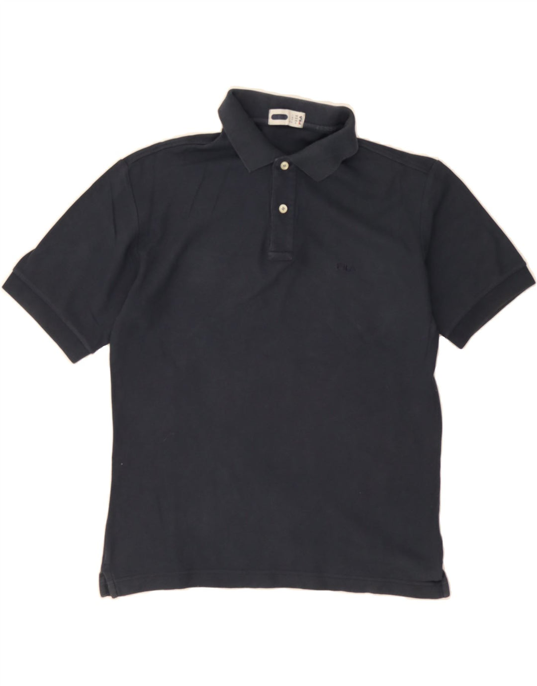 FILA Mens Polo Shirt Small Navy Blue Cotton Vintage Fila and Second-Hand Fila from Messina Hembry 