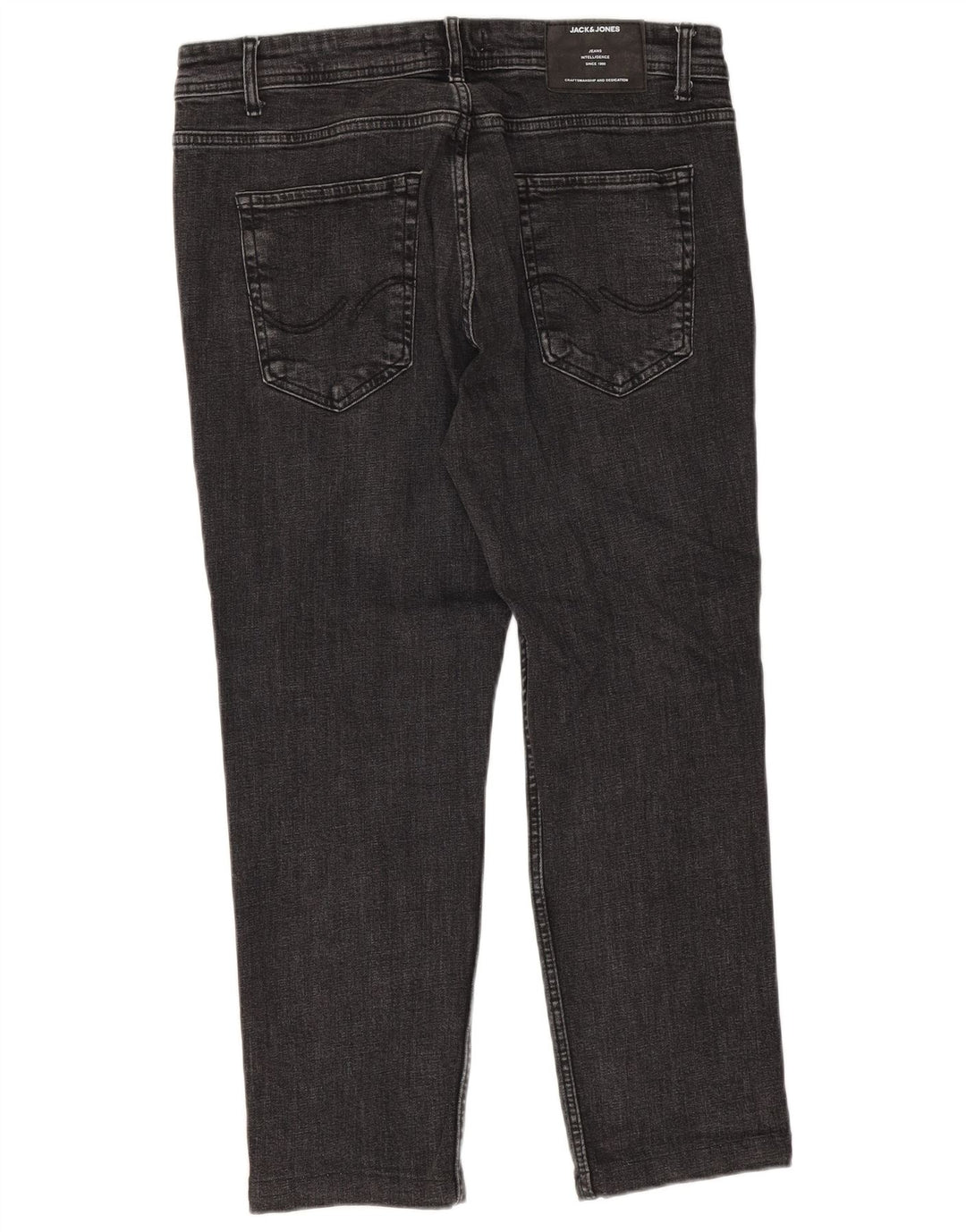 Jack & Jones herre cropped jeans W34 L25 grå