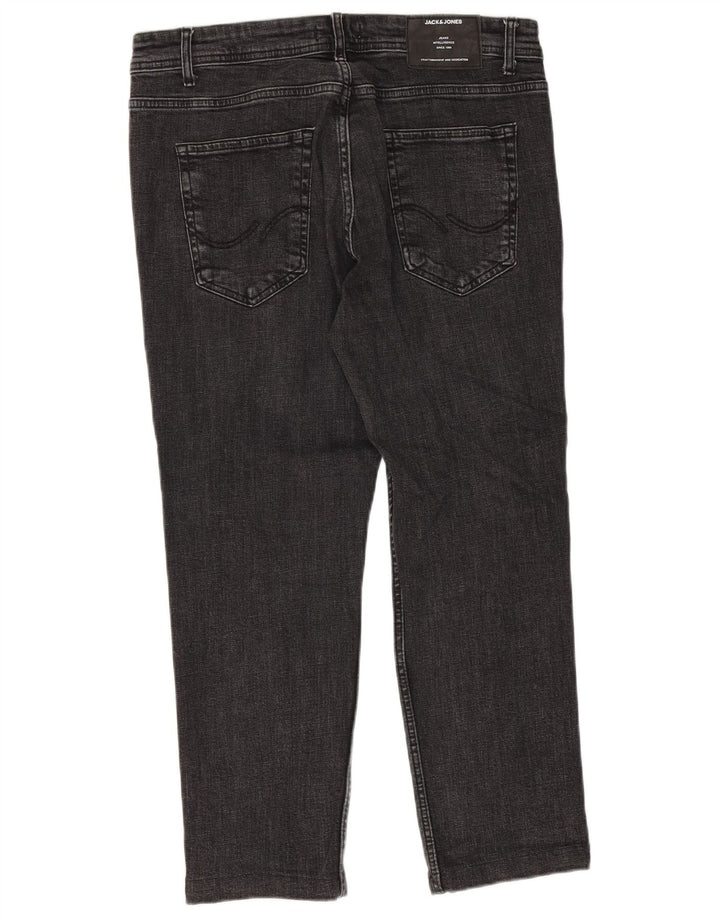 Jack & Jones herre cropped jeans W34 L25 grå