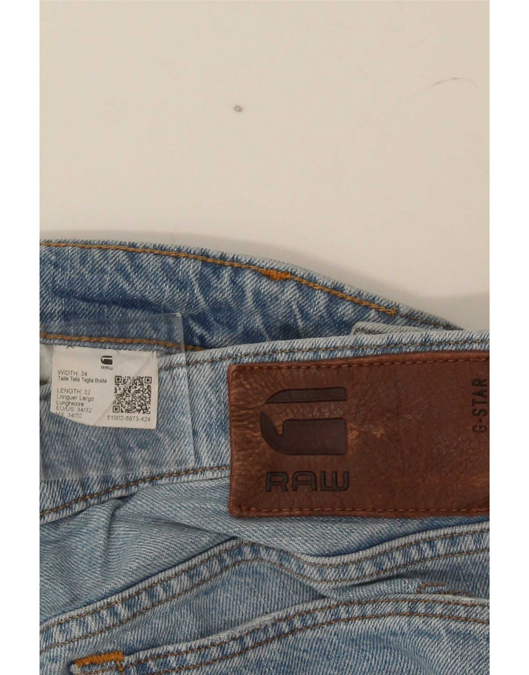G-Star Herre 3301 Slim Jeans W34 L32 Blå
