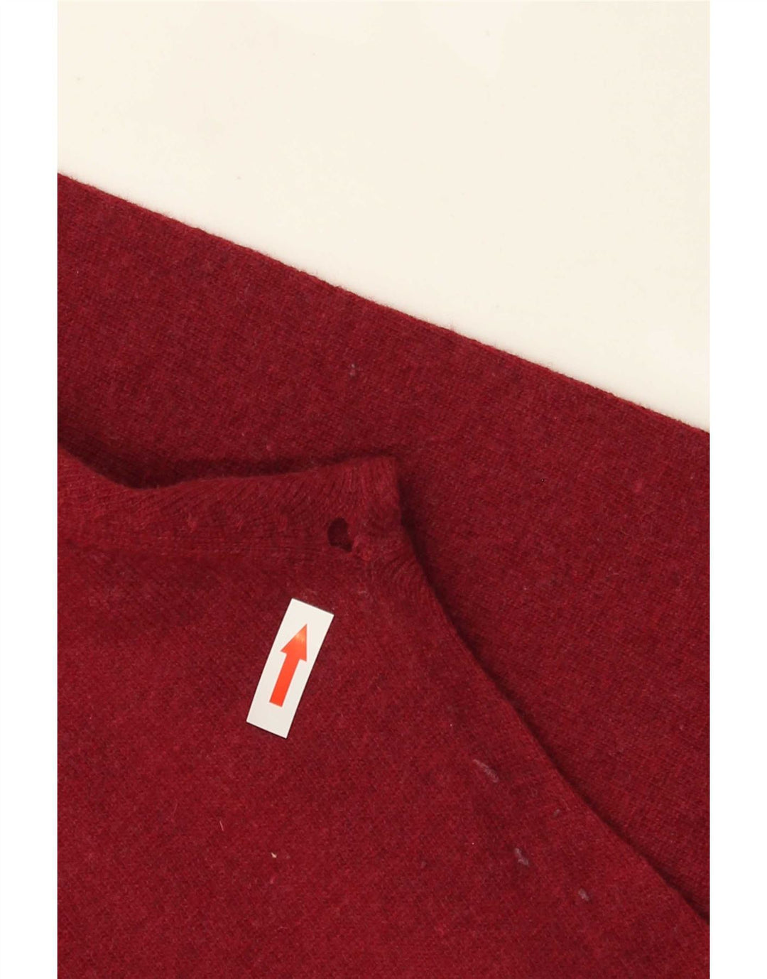 Harmont & Blaine Herre sweater med rund hals, stor rød Colourblock Uld
