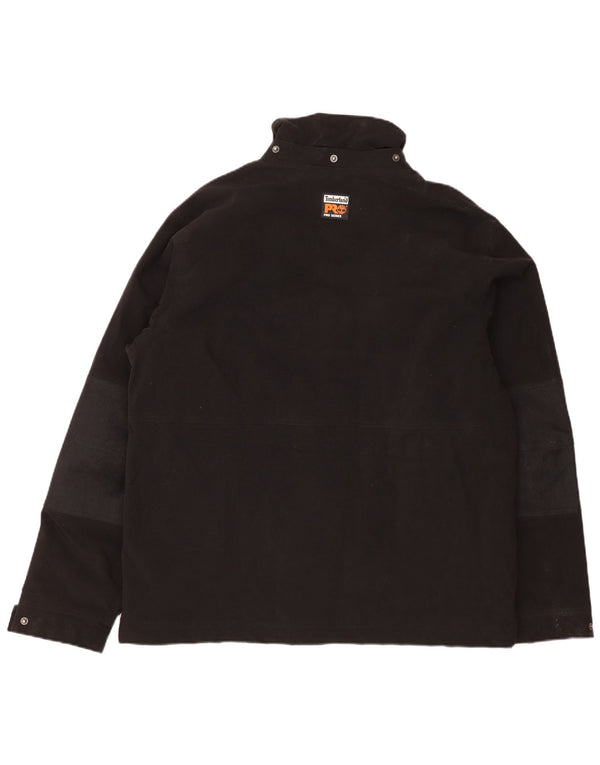 Timberland Herre Windbreaker Jacket UK 40 Large Black Polyamide