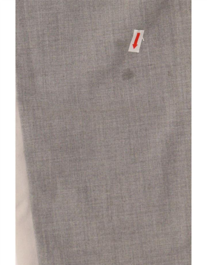 ZARA Womens Slim Chino Trousers Small Grey Colourblock Polyester Vintage Zara and Second-Hand Zara from Messina Hembry 