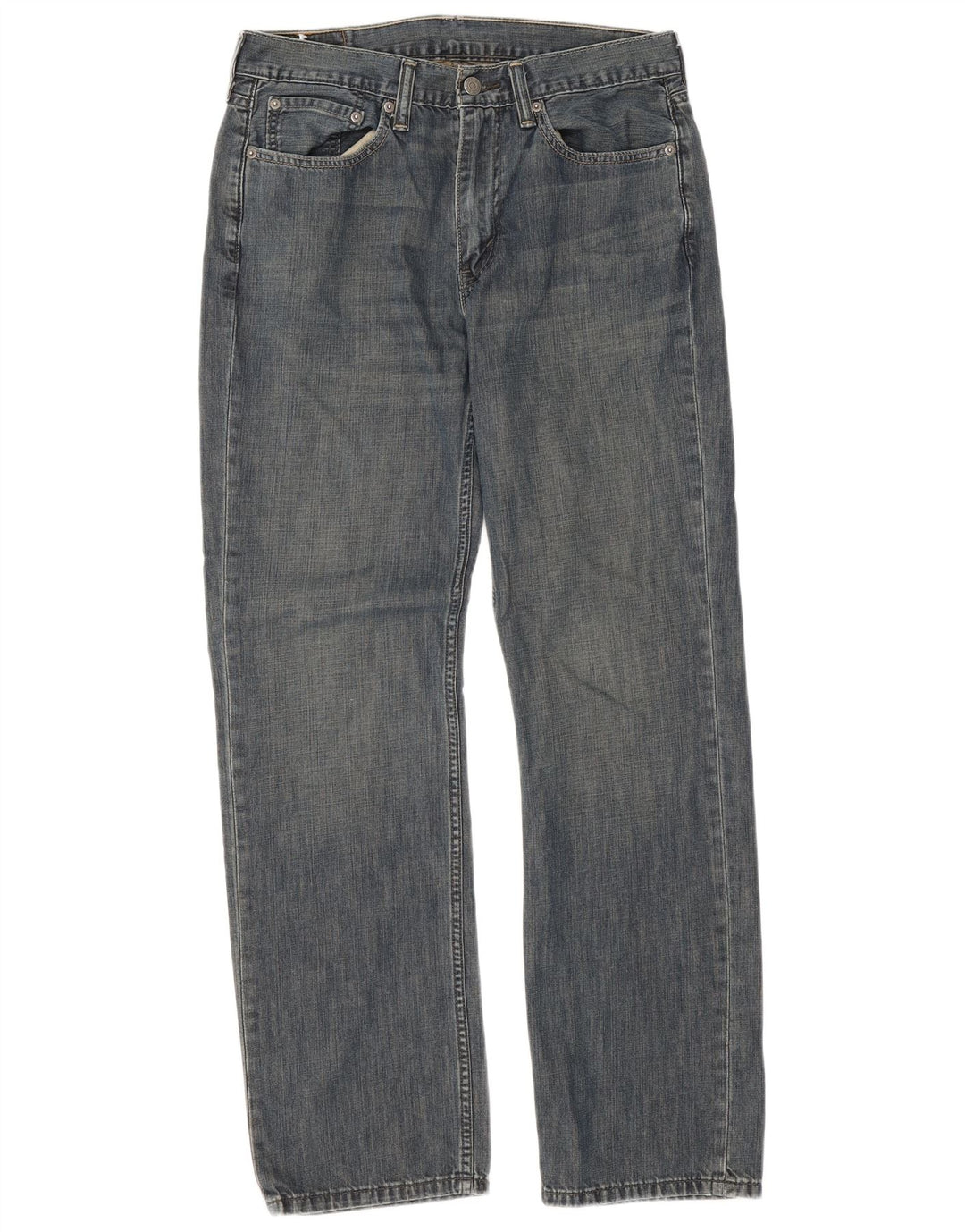 Levi's Herre 514 Straight Jeans W32 L32 Blå Bomuld
