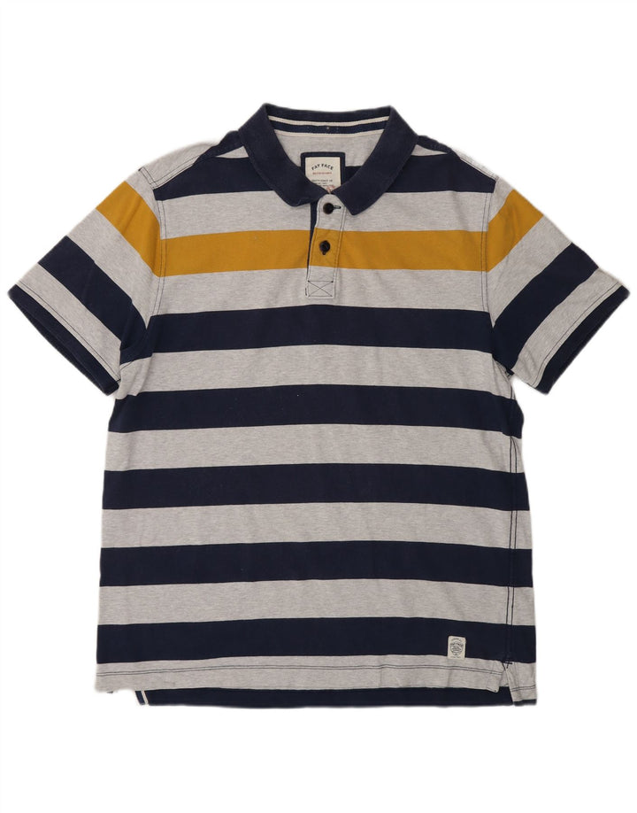 FET FACE Rugby Polo Shirt til mænd Stor Flerfarvet Stribet