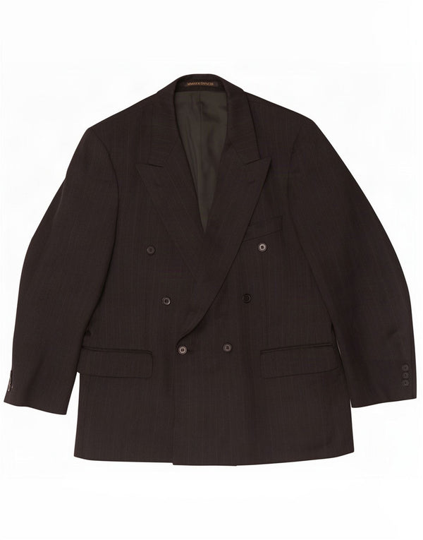 Marks & Spencer Kort blazerjakke til mænd UK 42 XL Sort nålestribe