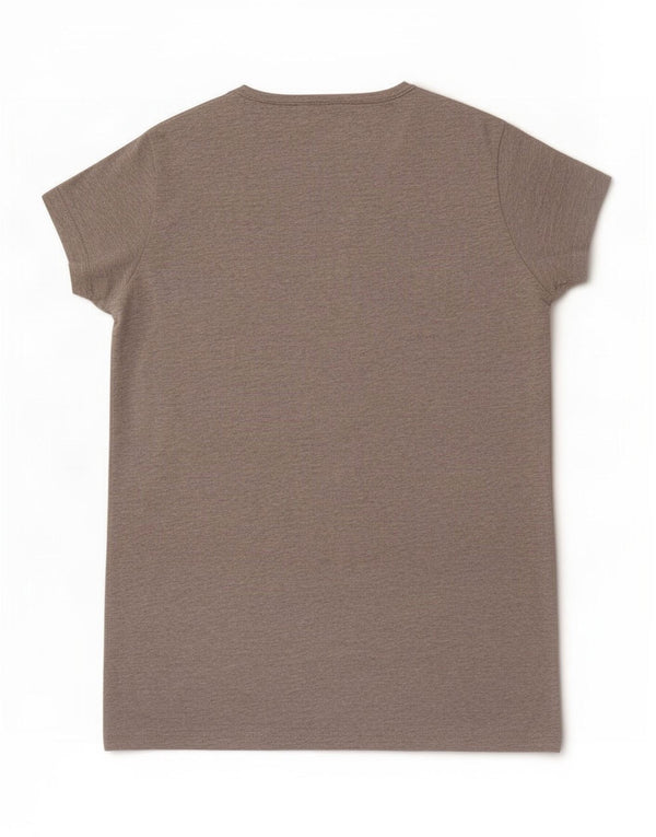 Calvin Klein Jeans Dame Grafisk T-Shirt Top UK 12 Medium Grå
