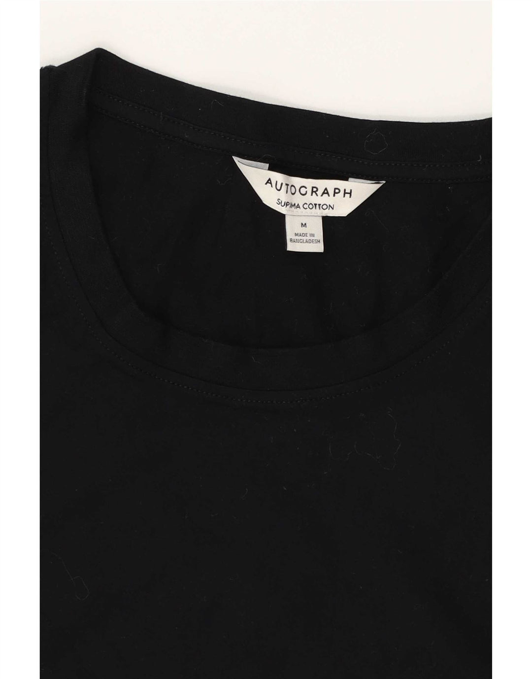 Marks & Spencer Herre Autograph Vest Top Medium Sort Bomuld