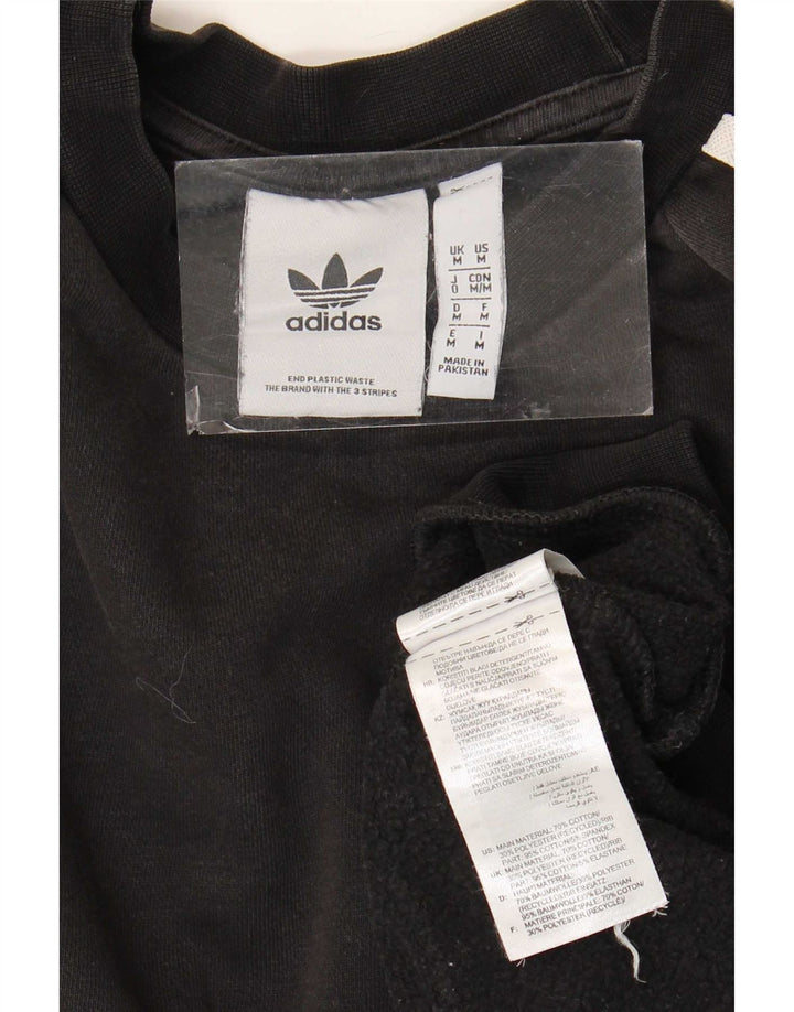 Adidas Sweatshirt Jumper Medium Sort bomuld til mænd
