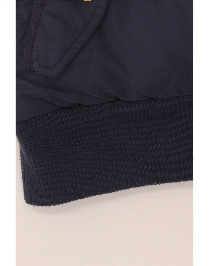 Fat Face Dame Polstret Gilet UK 12 Medium Navy Blue Polyester