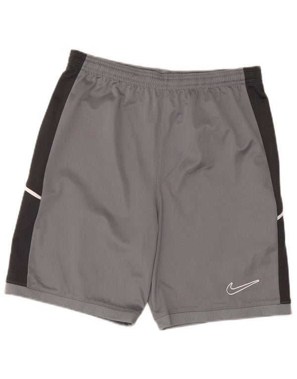 Nike Boys Dri Fit sportsshorts 13-14 år XL Grå Colourblock