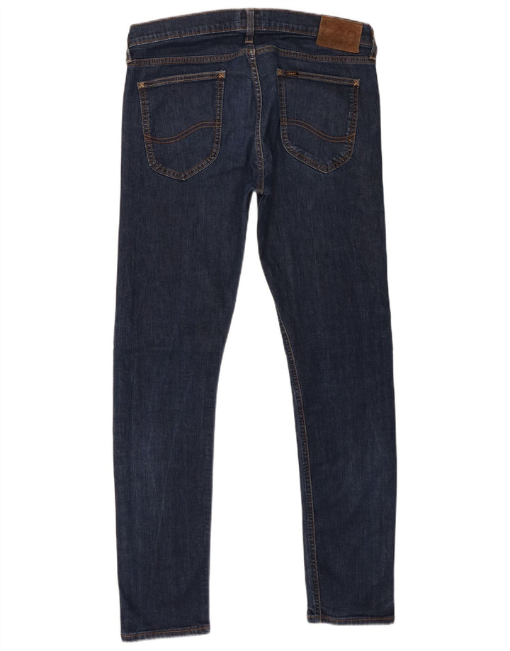 Lee Slim Jeans til mænd W33 L32 blå bomuld