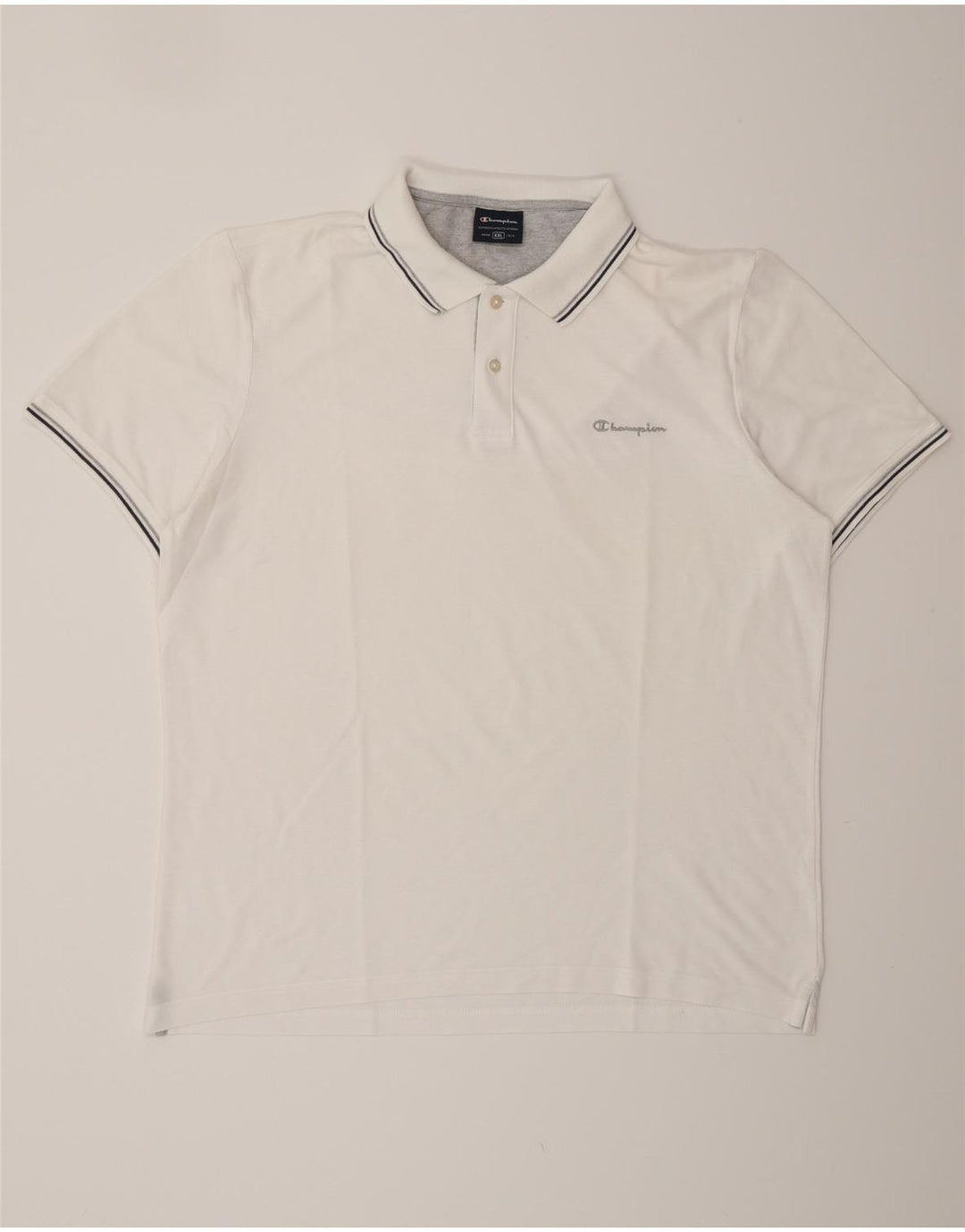 CHAMPION Polo Shirt til mænd 2XL Hvid