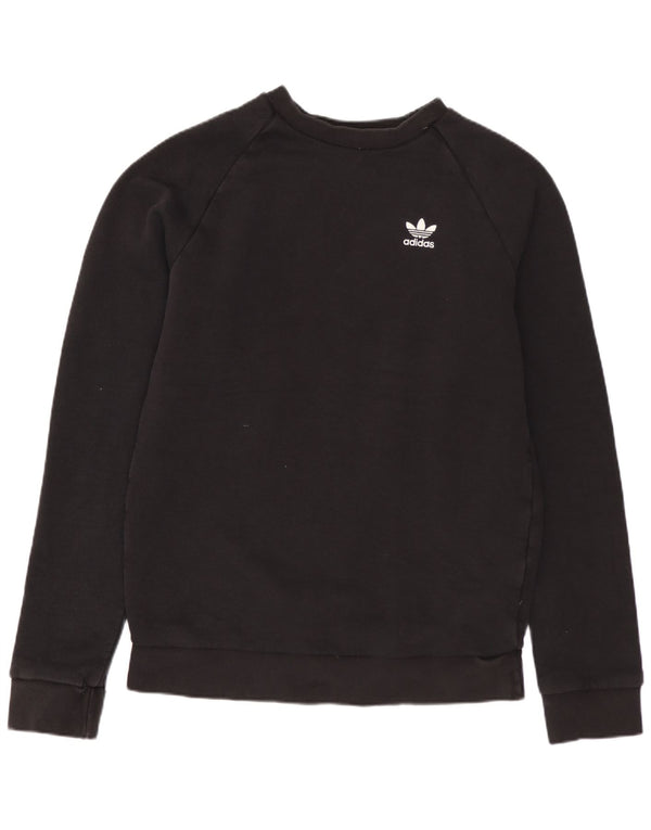 ADIDAS Sweatshirt til mænd XS Sort bomuld