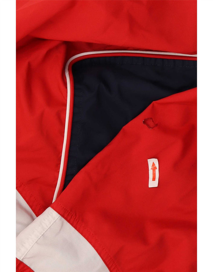 Adidas Træningsdragt til mænd Topjakke UK 46/48 XL Rød Colourblock Polyester