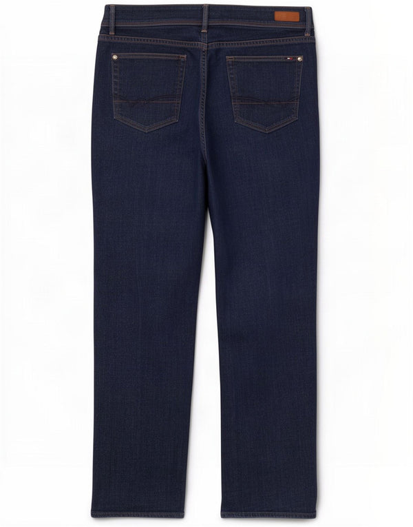 Tommy Hilfiger Dame Paris Classic Fit Straight Jeans W32 L30 Navy Blue