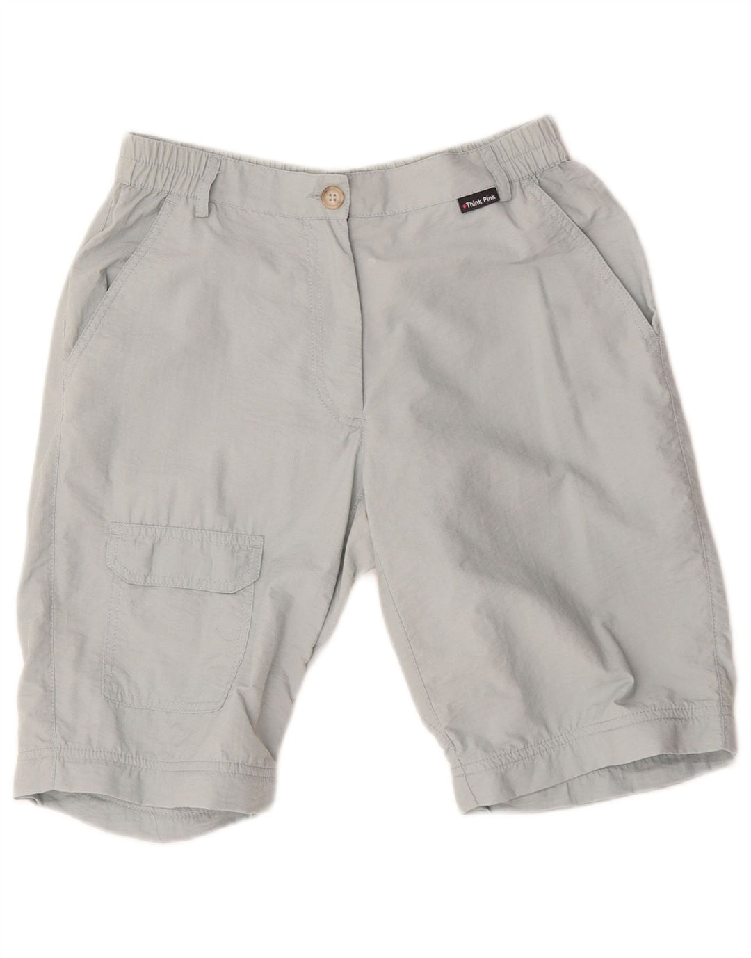 Tænk Pink Dame Cargo Shorts IT 44 Medium W27 Grå Polyester
