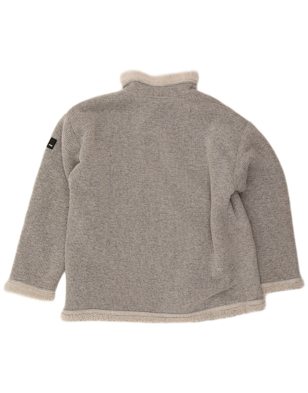 FHB Herre Zip Neck Sherpa Sweatshirt Jumper XL Grå Polyester