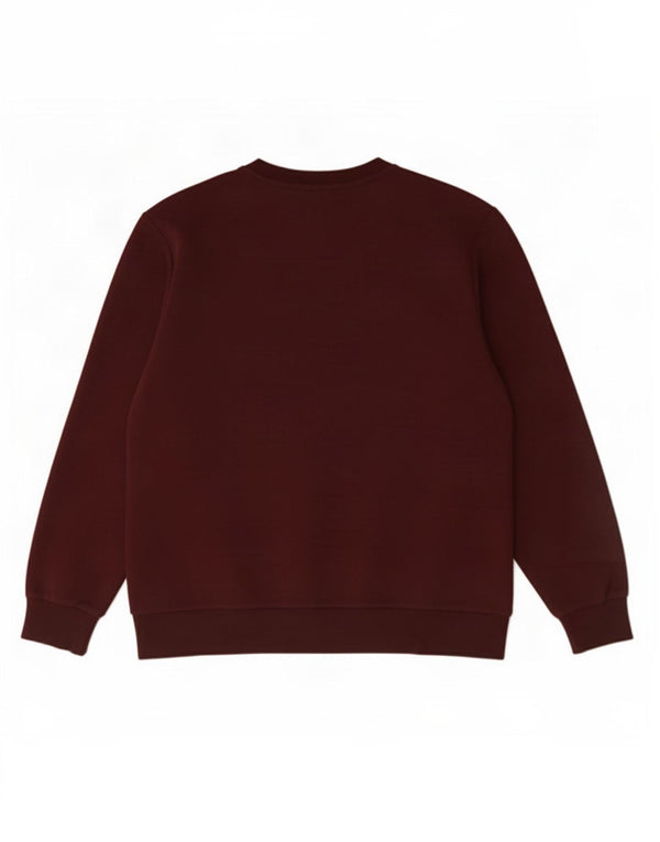 Marks & Spencer Herre sweatshirt Jumper Medium Bourgogne bomuld
