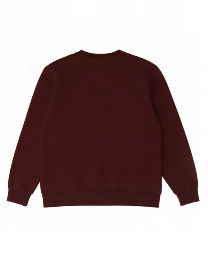 Marks & Spencer Herre sweatshirt Jumper Medium Bourgogne bomuld