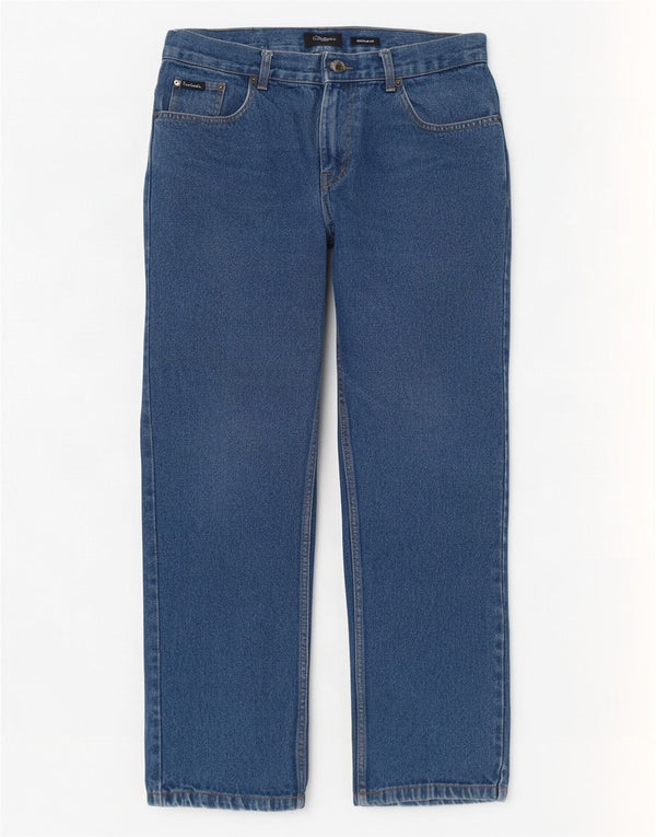 Pierre Cardin Herre Regular Fit Straight Jeans W34 L29 Blå Bomuld