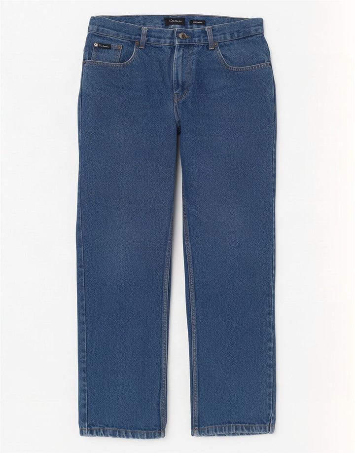 Pierre Cardin Herre Regular Fit Straight Jeans W34 L29 Blå Bomuld