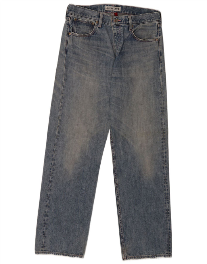 Levi's Herre 503 Straight Jeans W34 L33 Blå
