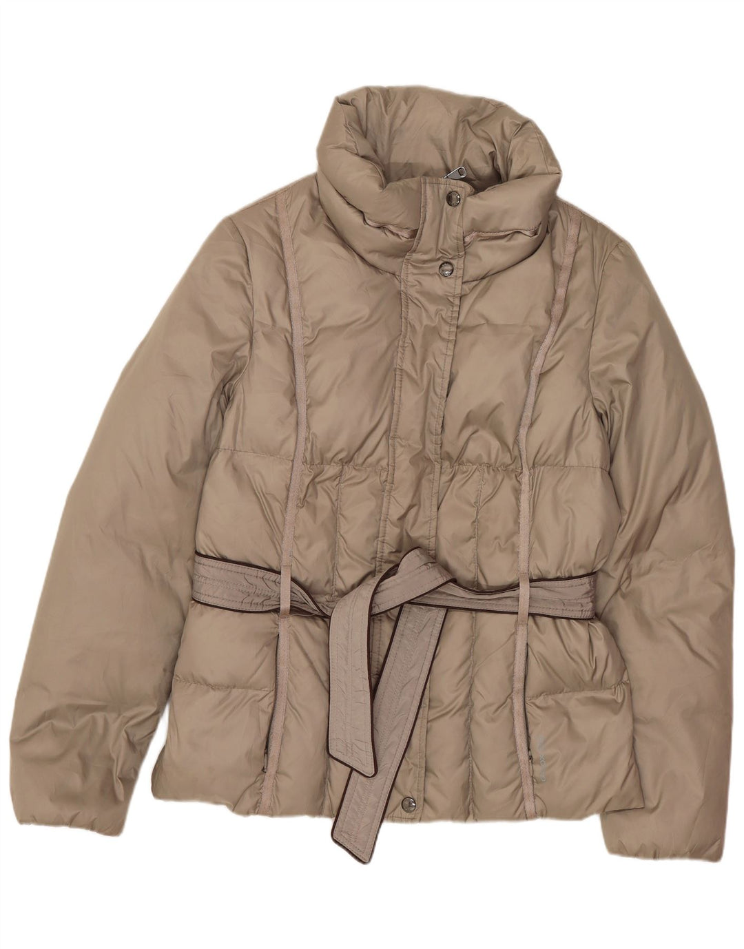 Geox Womens Respira Oversized polstret jakke UK 10 Small Beige Polyester