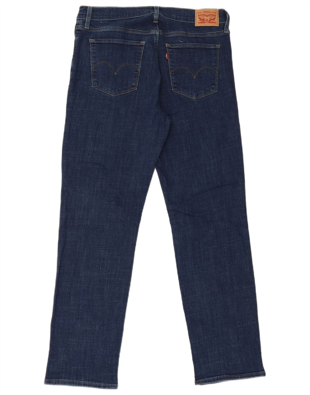 Levi's Dame 314 Shaping Straight Jeans W31 L30 Blå Bomuld
