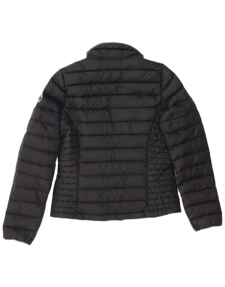 Abercrombie & Fitch Polstret jakke til kvinder UK 10 Lille sort polyester